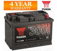 Yuasa YBX3096 SMF Car Battery 12V 75Ah 650A