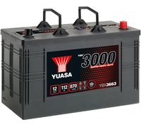 Yuasa YBX3663 12V 112Ah 870A Super Heavy Duty SMF Commercial Vehicle Battery