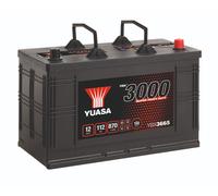 Yuasa YBX3665 Starter Battery 110Ah 680A CCA 12V B01 Hold Down Fits Iveco Daily