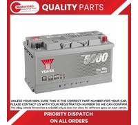 Yuasa YBX5019 Silver High Performance SMF Battery EU DIN 12V 100Ah HSB019