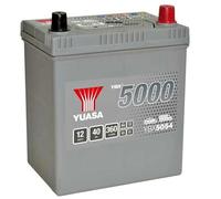 Yuasa YBX5054 12V 40Ah 340CCA Silver Maintenance Free High Performance Car Battery