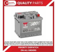 Yuasa YBX5063 12V Silver 063 Series Car Battery 50Ah 480A