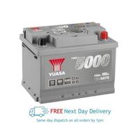 Yuasa YBX5075 SMF Battery 640 CCA 60Ah 4 Year Warranty