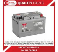 Yuasa YBX5100 12V 75Ah 680A Silver High Performance Battery