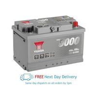 Yuasa YBX5100 SMF Battery 710 CCA 75Ah 4 Year Warranty