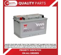 Yuasa YBX5116 12V 90Ah 800CCA Silver Sealed Maintenance Free High Performance Car Battery