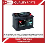 Yuasa YBX7027 12V 65Ah 600A EFB Start Stop Battery