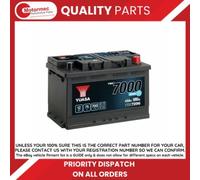 096 EFB Car Battery fits VAUXHALL MOKKA 1.4 1.6D 13 to 20 Stop Start Yuasa