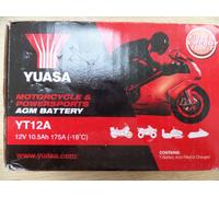 Yuasa YT12A 12V Motorcycle & Powersports AGM Battery BNIB