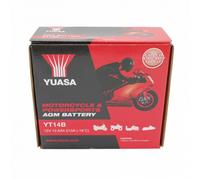 Yuasa YT14B Sealed Precharged Motorcycle Battery Conventional 12