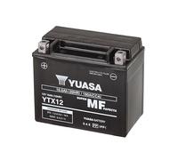 Yuasa YTX12 12V 180 CCA Maintenance Free VRLA AGM Motorbike Battery | 12V VRLA Battery, 10.5 Ah, 180 CCA, Sealed & Spill-Proof, Vibration Resistant