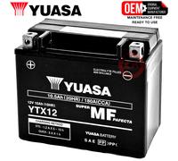 Yuasa YTX12 (WC) 12V Factory Activated MF VRLA Battery
