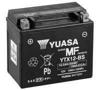 Yuasa Ytx12-Bs, 12V 10Ah 180 Cca Sealed Maintenance Free Motorcycle Battery