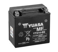 Yuasa Ytx14-bs Agm Battery Silver