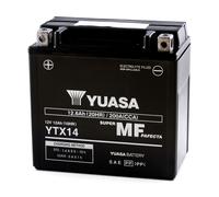 Yuasa Ytx14 12.6ah Battery 12v Silver unisex