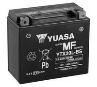 Yuasa Ytx20l-bs Agm Battery Silver unisex