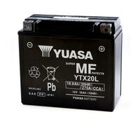 Yuasa YTX20L (WC) (YTX20L-BS) Motorbike AGM 12V Factory Activated MF VRLA Battry