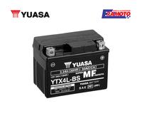 Yuasa YTX4L-BS Activated Battery for YAMAHA Aerox Neos 100 Jog TZR Axis 50