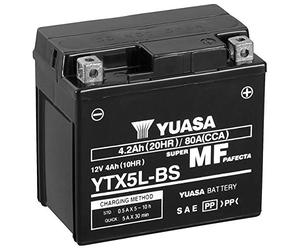 Yuasa YTX5L-BS MF Motorcycle Battery