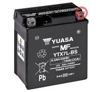 Yuasa YTX7L-BS Battery 12V 6Ah Derbi Senda Baja 125 SM 2012