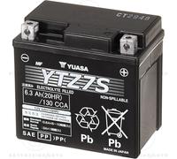 Yuasa YTZ7S 12V-6AH Sealed Battery Voge Sfida SR1 125 Adv 2024-2025