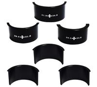 Yuauy Set of 3 kinds Front Derailleur Adjust Conversion Clamp Shim Spacer Adapter Sheet 28.6 to 31.8 to 34.9mm Aluminum Alloy for MTB Mountain Road Bicycle