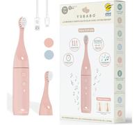 YUBABO - Musical Children's Electric Toothbrush - Sonic Vibration - Recommended by Dentists - 100 Days of Battery Life - Scalable - 2 Modes - Built-in 2 Min Timer - 3-6 years - Pink
