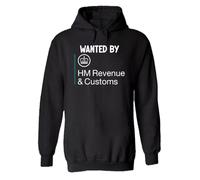 YUBANG Wanted by HMRC HM Revenue Customs Men Women Unisex Top Hoodie Sweatshirt Black M
