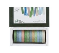 Yubbaex Washi Tape Pastel Scrapbook Tape for Bullet Journal, DIY, Decorative Craft, Gift Wrapping, Scrapbooking (8mm Wide)