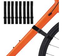 YUBBYSTU 8 Pack Bike Wheel Stabilizer Strap with Hook,reusable Fastening Cable Straps with Buckle Adjustable Hook,Black (26'' x 1.5'')