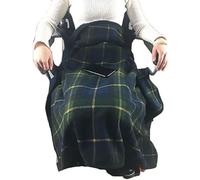 YUBDBFKAI Wheelchair Blankets For Adults, Plus Velvet Thickened Warm Blanket with Buttons Super Soft Plush Shawl Scarf for Warm Gift