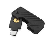 Yubikey 5C NFC Protector Flip Case - Heavy Duty Protective Cover Holder (Black) | Rugged Security Key Protection, Durable Shell, Compact & Secure Fit