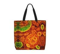 YUBVCF Adherent Eukaryotic Cells Daily Needs Tote Bag For Women, Large-Capacity Shoulder Bag Top Handle Handbag For Travel, Work