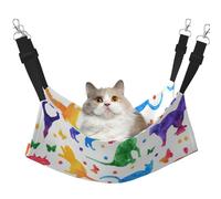 YUBVCF Butterfly Polka Dot And Cat Soft Pet Bed Fit Ferret,Kitten,Puppy,Small Dog,Adjustable Strap