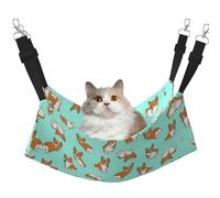 YUBVCF Corgi Cute Dog Soft Pet Bed Fit Ferret,Kitten,Puppy,Small Dog,Adjustable Strap