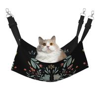 YUBVCF Funny Cats Birds And Flowers Soft Pet Bed Fit Ferret,Kitten,Puppy,Small Dog,Adjustable Strap