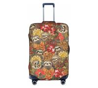 YUBVCF Funny Sloths Printing Large Luggage Cover,Suitcase Covers,Elastic Dustproof Protector for 18 to 32 Inch Luggage