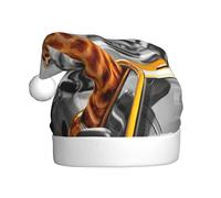 YUBVCF Giraffe In New York Printing Promotion Merry Christmas,Theme Bucket Hat, Cute Sun Caps For Adults Stage Performances