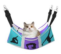 YUBVCF Gymnastics Game Soft Pet Bed Fit Ferret,Kitten,Puppy,Small Dog,Adjustable Strap