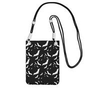 YUBVCF Halloween Flying Bats Printing Small Phone Crossbody Shoulder Holsters Bag,Fits All Cell Phones,Use For Running,Walking,Biking