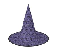 YUBVCF Haunted Mansion Printing Women Halloween Cap For Cosplay Oxford Cloth Halloween Hat For Masquerade Parties
