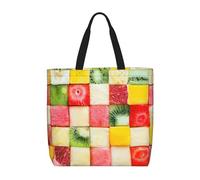 YUBVCF Kiwi Watermelon Daily Needs Tote Bag For Women, Large-Capacity Shoulder Bag Top Handle Handbag For Travel, Work