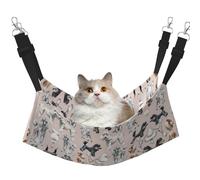 YUBVCF Oodles Of Poodles Soft Pet Bed Fit Ferret,Kitten,Puppy,Small Dog,Adjustable Strap
