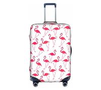 YUBVCF Pink Flamingo Pattern Printing Large Luggage Cover,Suitcase Covers,Elastic Dustproof Protector for 18 to 32 Inch Luggage