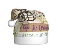 YUBVCF Porch Rules Printing Promotion Merry Christmas,Theme Bucket Hat, Cute Sun Caps For Adults Stage Performances