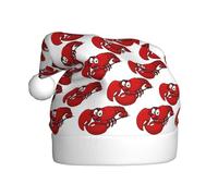 YUBVCF Red Lobster Print Printing Promotion Merry Christmas,Theme Bucket Hat, Cute Sun Caps For Adults Stage Performances