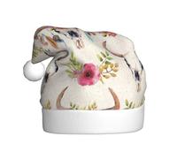 YUBVCF Runner Bull Skull Printing Promotion Merry Christmas,Theme Bucket Hat, Cute Sun Caps For Adults Stage Performances