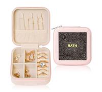 YUBVCF School Math Printing Stylish Jewelry Bearer Box,Ring Box Premium Gorgeous For Wedding,Engagement