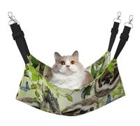 YUBVCF Sloth Family Soft Pet Bed Fit Ferret,Kitten,Puppy,Small Dog,Adjustable Strap