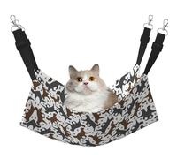 YUBVCF Trotting Flat Coated Retrievers Paw Soft Pet Bed Fit Ferret,Kitten,Puppy,Small Dog,Adjustable Strap